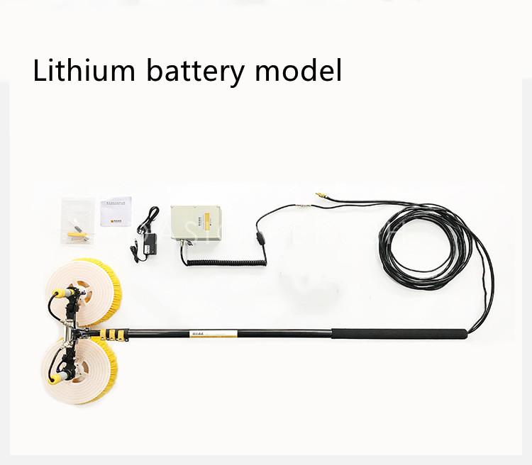 Lithium Battery Model Solar Panel Cleaning Brush