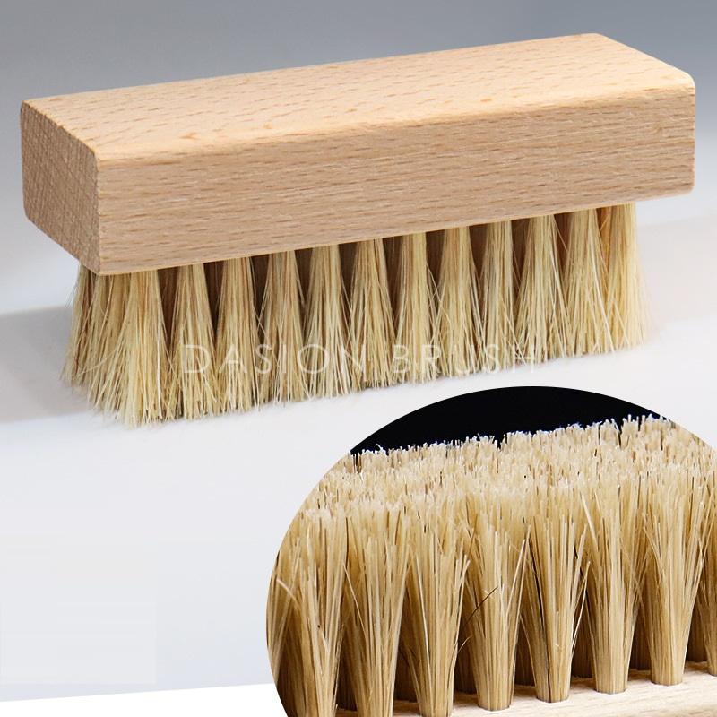 Mini natural pig hair cleaning brush