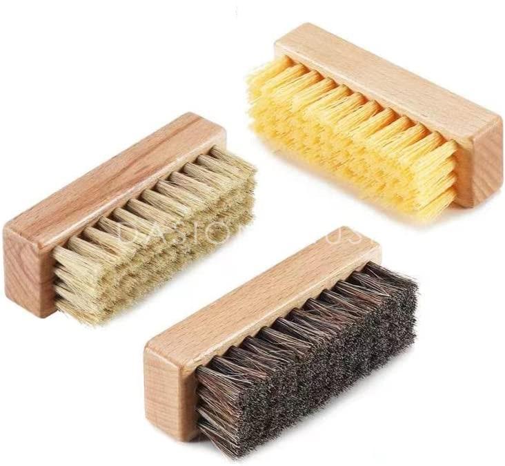 shoe cleaning wooden brush